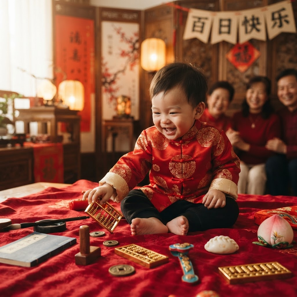 中式抓周